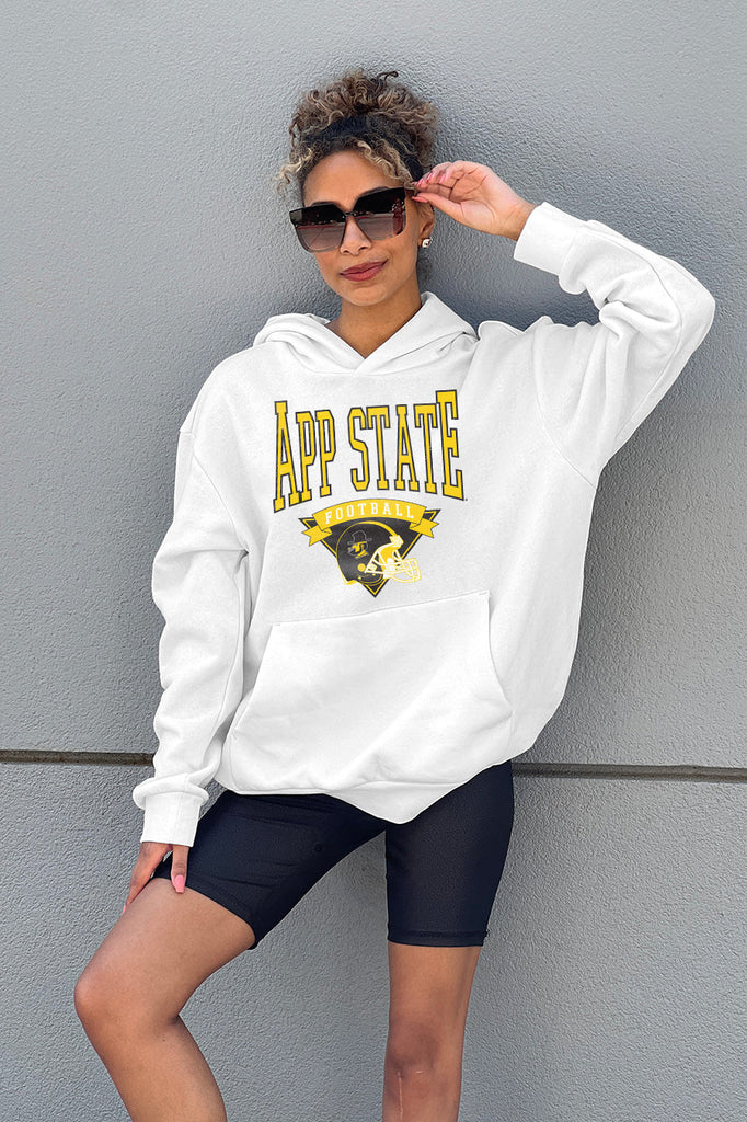 APPALACHIAN STATE MOUNTAINEERS GOOD CATCH PREMIUM FLEECE HOODED PULLOVER