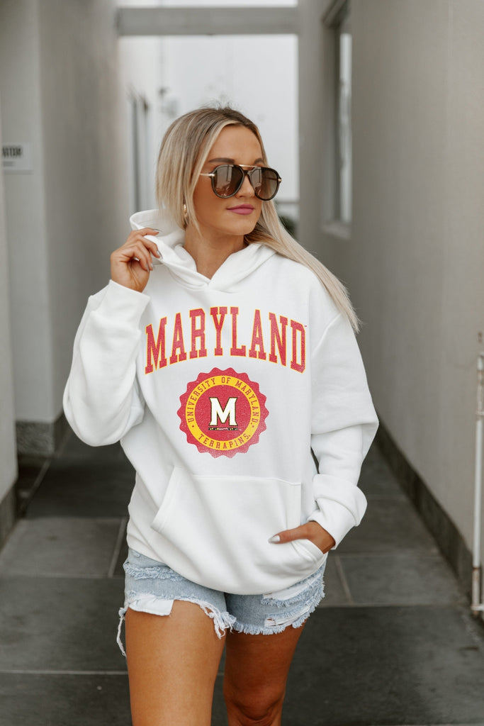 MARYLAND TERRAPINS SEAL OF APPROVAL PREMIUM FLEECE HOODED PULLOVER