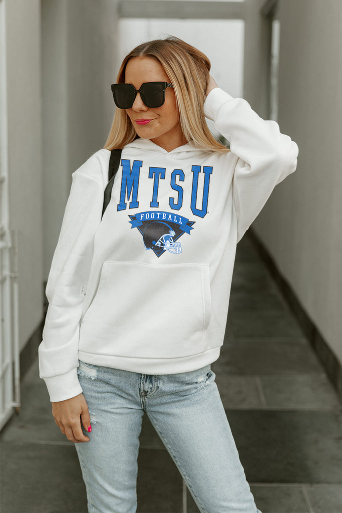 MIDDLE TENNESSEE STATE BLUE RAIDERS GOOD CATCH PREMIUM FLEECE HOODED PULLOVER