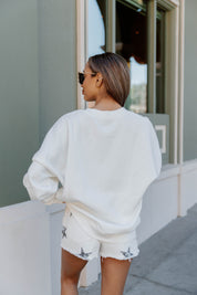 AIR FORCE FALCONS SUPERSTAR PREMIUM FLEECE DROP SHOULDER CREWNECK PULLOVER