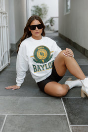 BAYLOR BEARS HOT SHOT PREMIUM FLEECE DROP SHOULDER CREWNECK PULLOVER