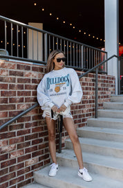 BUTLER BULLDOGS HAVE A BALL PREMIUM FLEECE DROP SHOULDER CREWNECK PULLOVER