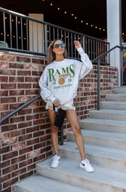 COLORADO STATE RAMS HAVE A BALL PREMIUM FLEECE DROP SHOULDER CREWNECK PULLOVER