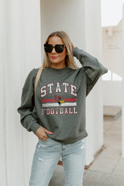 ILLINOIS STATE REDBIRDS PLAYMAKER PREMIUM FLEECE DROP SHOULDER CREWNECK PULLOVER