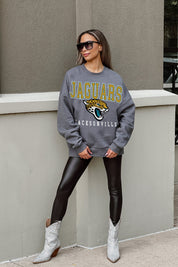 JACKSONVILLE JAGUARS BRING THE ENERGY PREMIUM FLEECE DROP SHOULDER CREWNECK PULLOVER