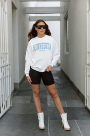 MINNESOTA UNITED EXTRA PASS PREMIUM FLEECE DROP SHOULDER CREWNECK PULLOVER