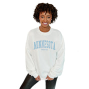 MINNESOTA UNITED EXTRA PASS PREMIUM FLEECE DROP SHOULDER CREWNECK PULLOVER