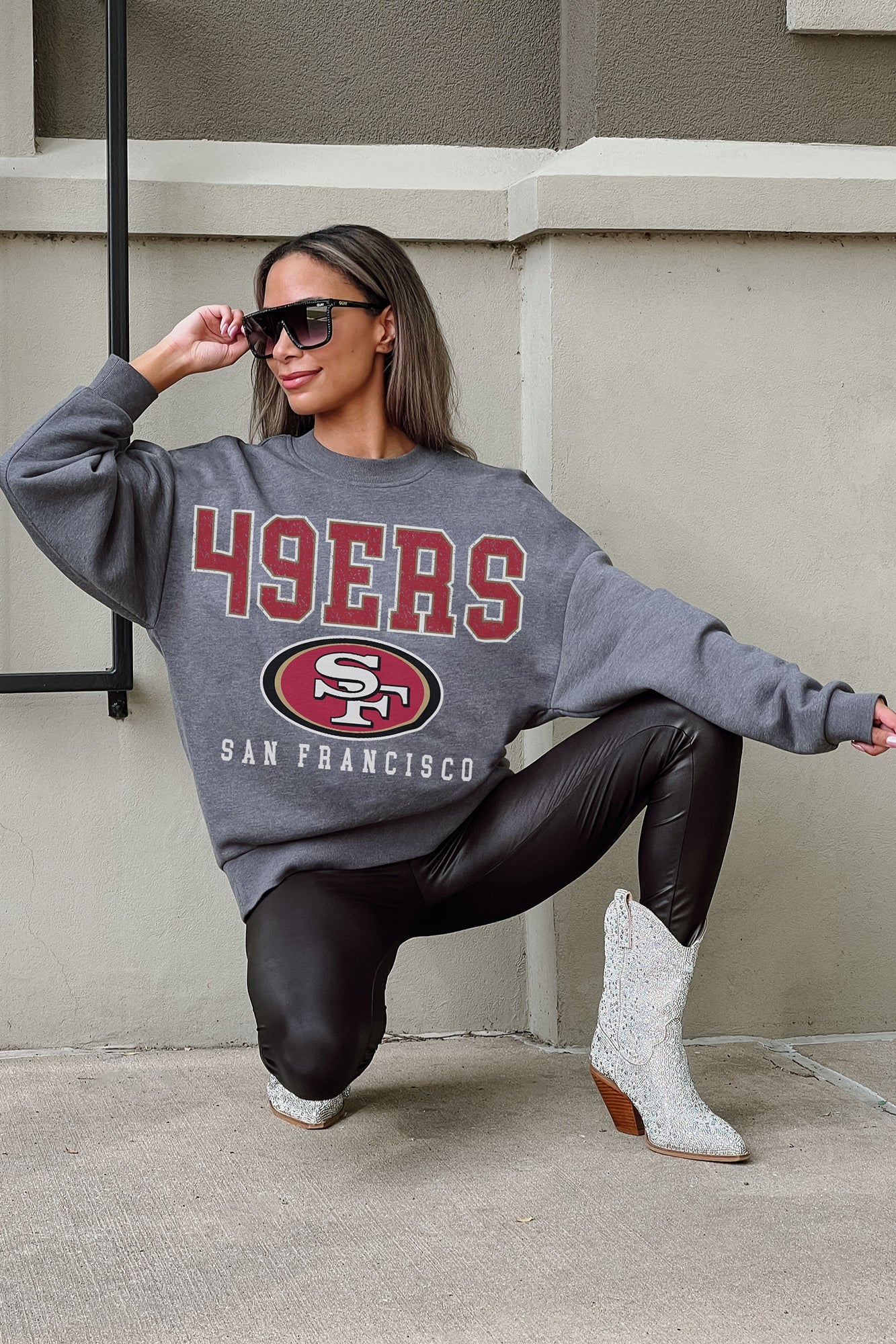 49ers womens sweatshirt