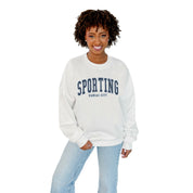 SPORTING KANSAS CITY EXTRA PASS PREMIUM FLEECE DROP SHOULDER CREWNECK PULLOVER