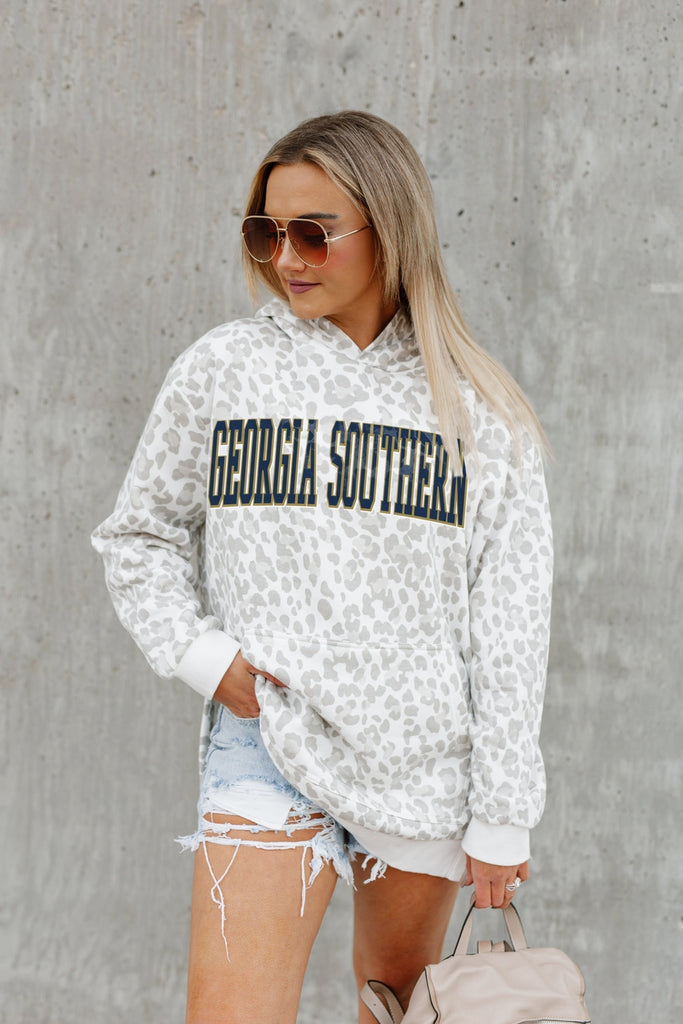 GEORGIA SOUTHERN EAGLES OVERSIZED SIDE-SLIT HOODED PULLOVER