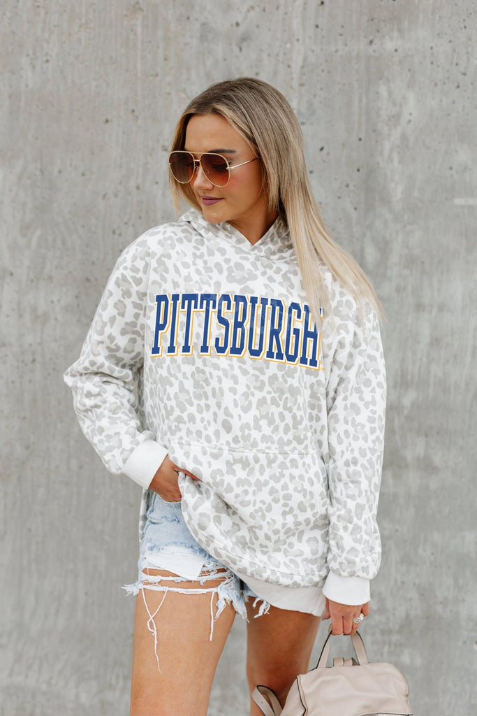 PITTSBURGH PANTHERS OVERSIZED SIDE-SLIT HOODED PULLOVER