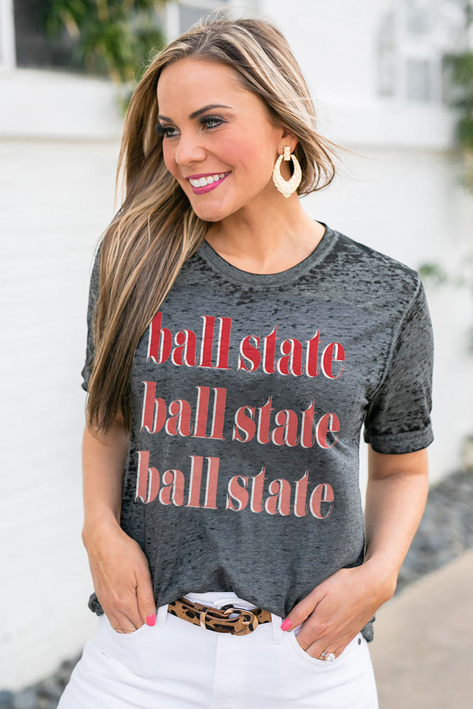 Ball State Cardinals "Better Than Basic" Boyfriend Tee - Shop The Soho