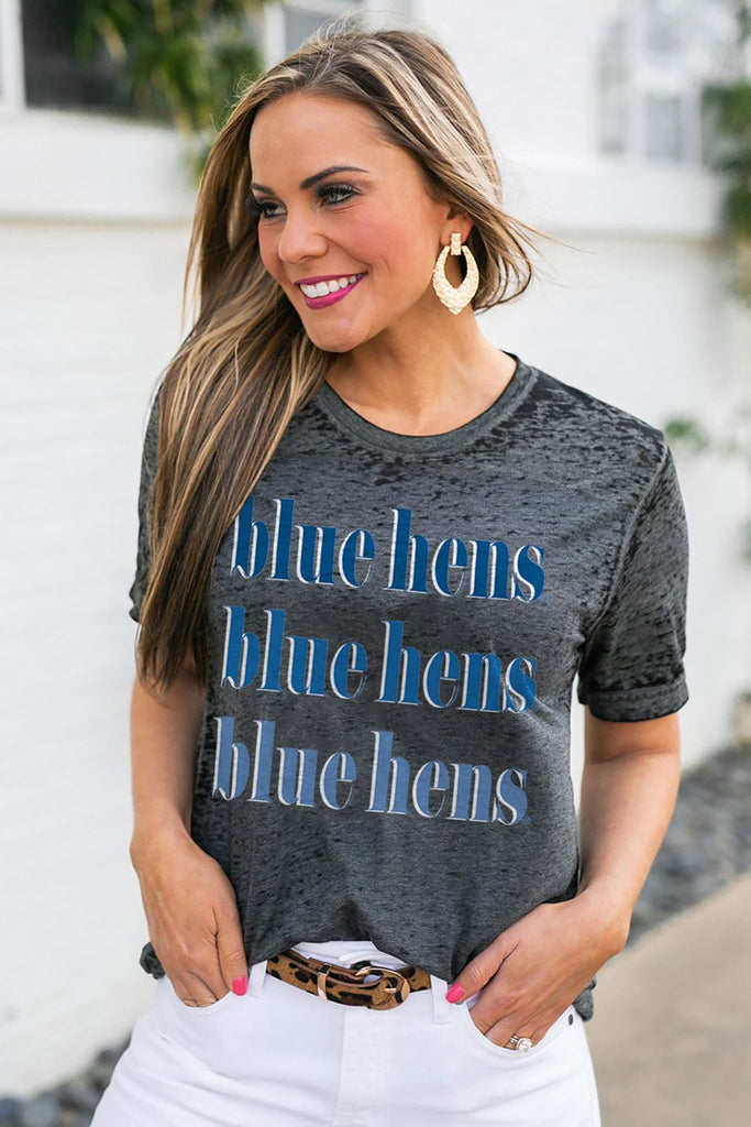 Delaware Blue Hens "Better Than Basic" Boyfriend Tee - Shop The Soho