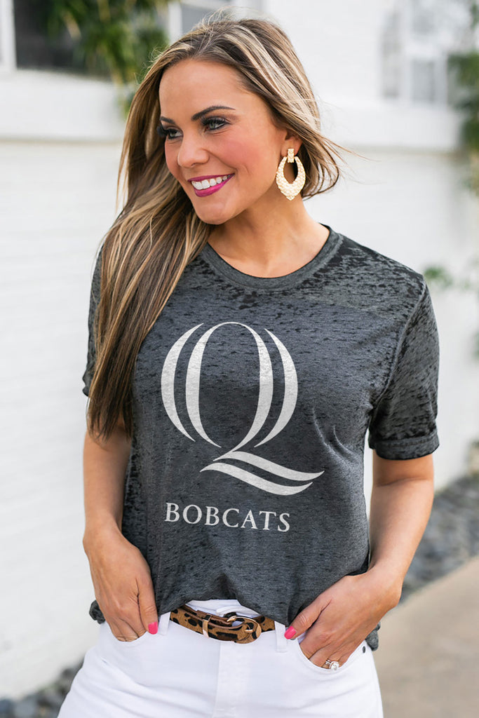 Quinnipiac Bobcats "Better Than Basic" Boyfriend Tee - Shop The Soho