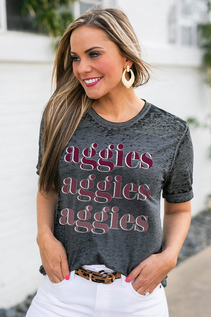 Texas A&M Aggies "Better Than Basic" Boyfriend Tee - Shop The Soho