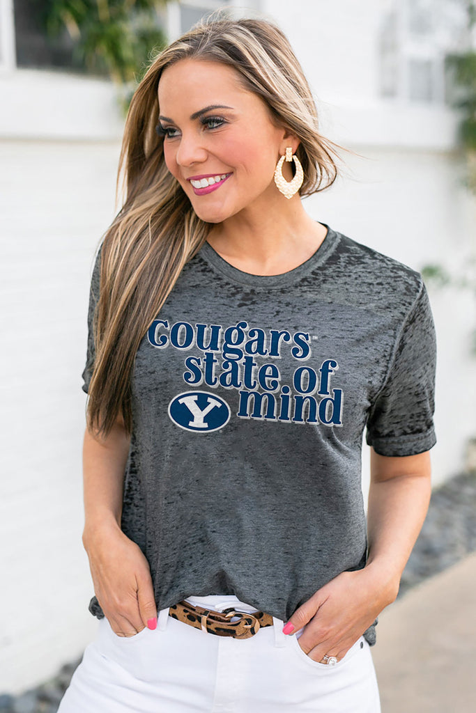 Brigham Young Cougars "Better Than Basic" Boyfriend Tee - Shop The Soho (4523900469344)
