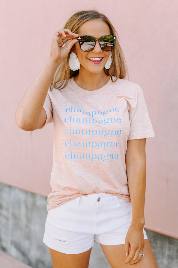 The "Champagne All Day" Tee - Shop The Soho