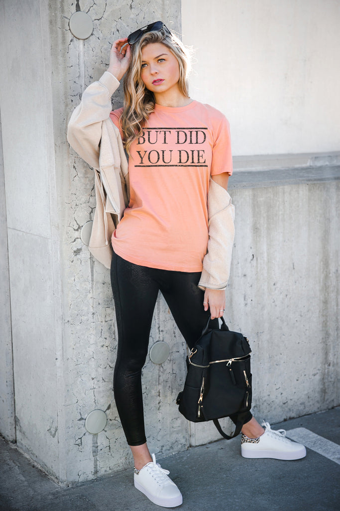 The "This Girl Can" Luxe Boyfriend Short Sleeve Crew - Gameday Couture