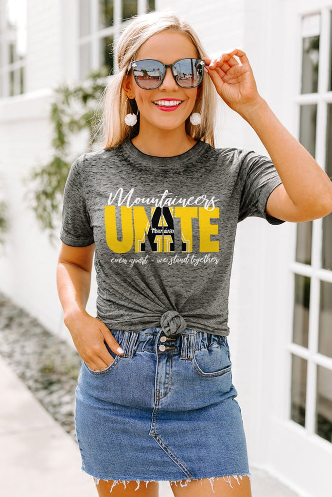 Appalachian State Mountaineers "Rising Together" Boyfriend Top - Shop The Soho