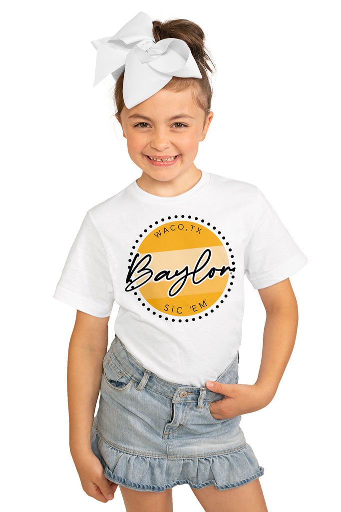 Baylor Bears "Faded And Free" Youth Short-Sleeved Tee - Gameday Couture