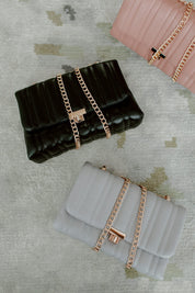 BECCA QUILTED CROSSBODY BAG IN BLUSH-