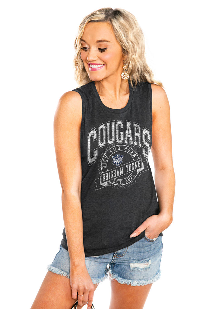 BYU COUGARS "NEVER BETTER" JERSEY MUSCLE TANK - Shop The Soho