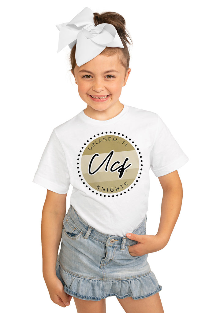 Central Florida Golden Knights "Faded And Free" Youth Short-Sleeved Tee - Gameday Couture