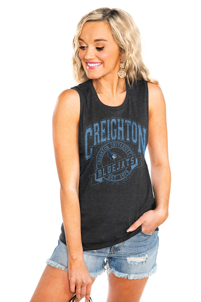 CREIGHTON BLUEJAYS NEVER BETTER JERSEY MUSCLE TANK – GAMEDAY COUTURE