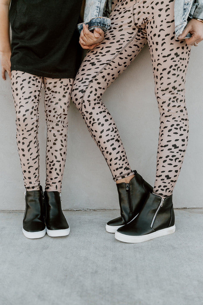 THE "DYNAMIC DUO" SPOTTED KIDS LEGGINGS - Shop The Soho