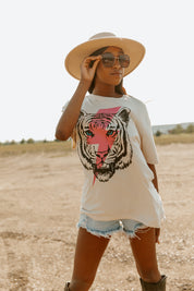 ICONIC TIGER VINTAGE BOYRIEND TEE