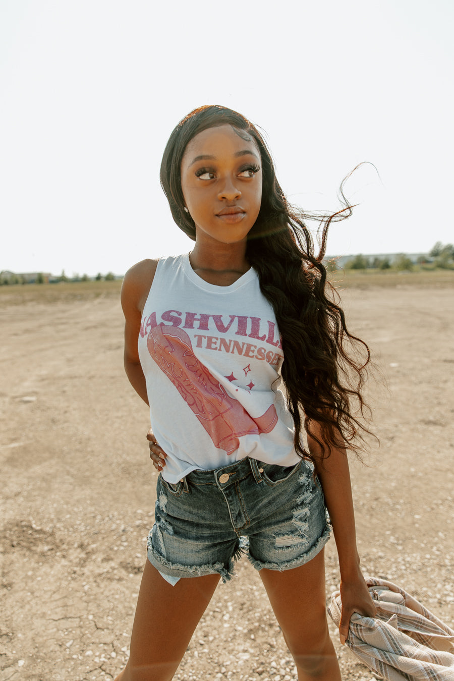 NASHVILLE LOOKS SO GOOD ON YOU CROPPED TANK TOP GAMEDAY COUTURE