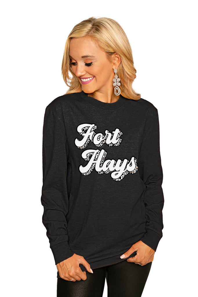 Fort Hays State Tigers"Game Plan" Luxe Boyfriend Crew Tee - Shop The Soho