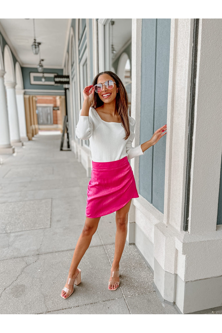 FLAUNT PUFF SLEEVE BODYSUIT-BODYSUITS AND TANKS