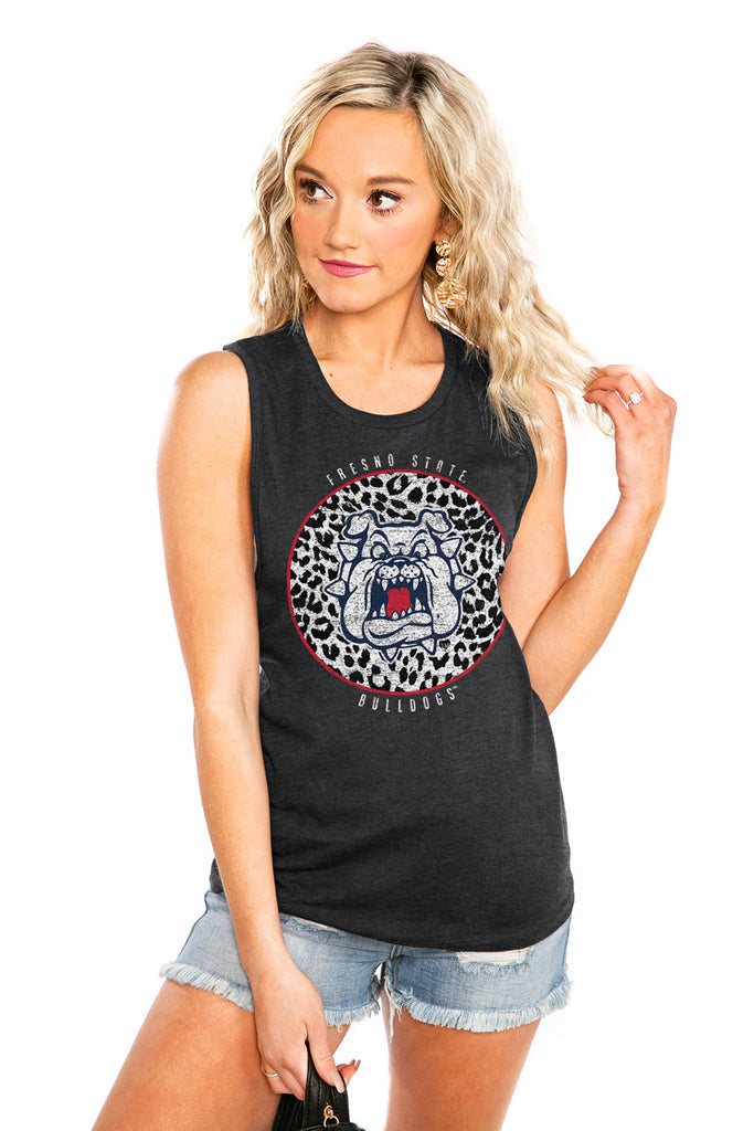 FRESNO STATE BULLDOGS  "CALL THE SHOTS" JERSEY MUSCLE TANK - Shop The Soho