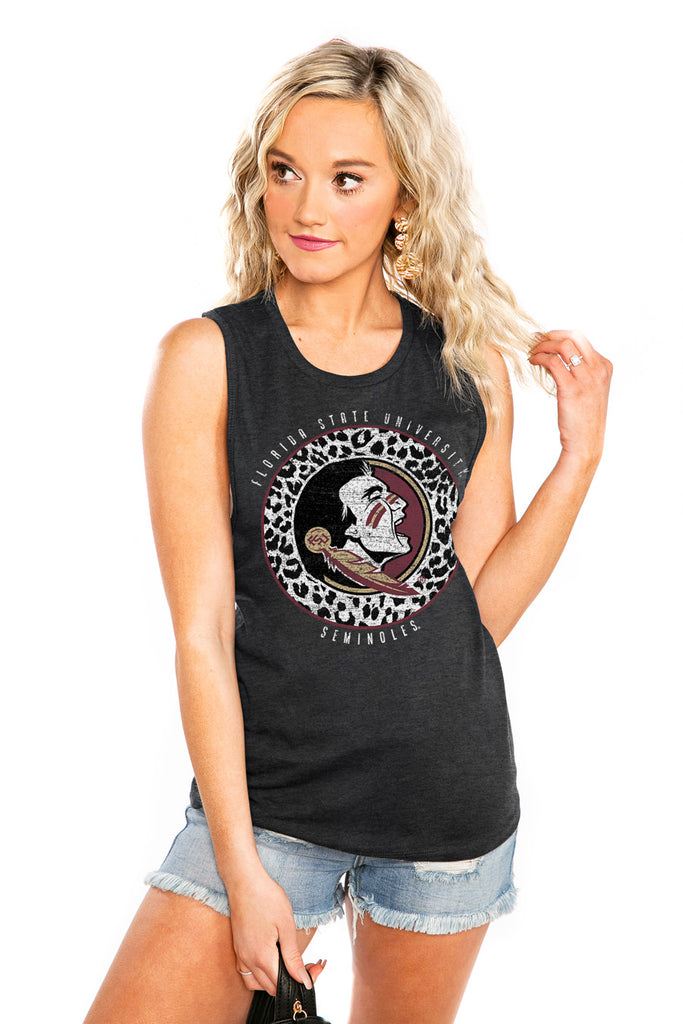 FLORIDA STATE SEMINOLES  "CALL THE SHOTS" JERSEY MUSCLE TANK - Shop The Soho