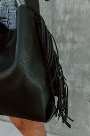 GIGI VEGAN LEATHER FRINGE TOTE BAG-HANDBAGS