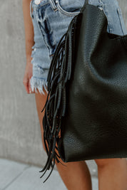 GIGI VEGAN LEATHER FRINGE TOTE BAG-HANDBAGS