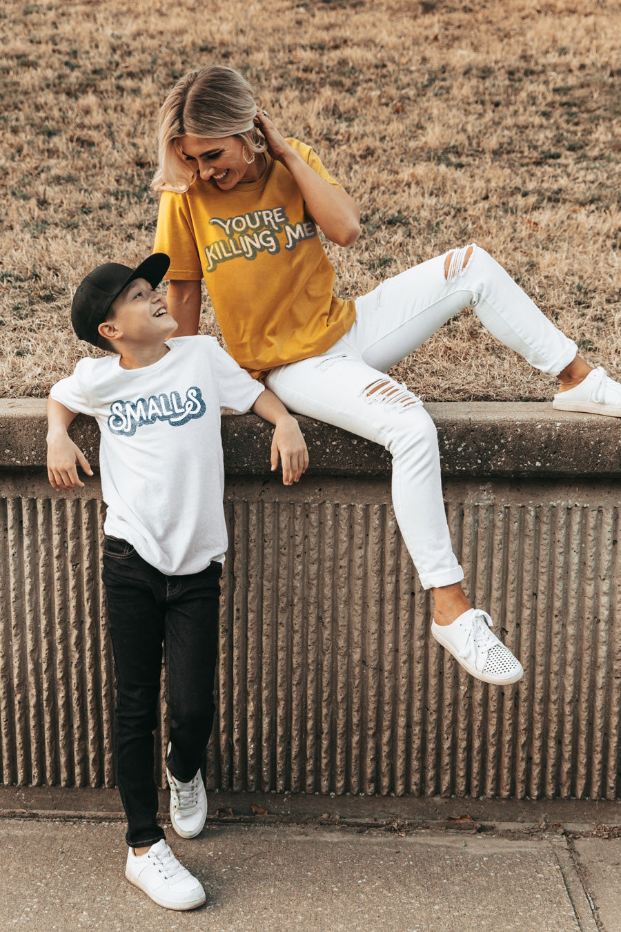 THE "YOU'RE KILLING ME SMALLS" KIDS CLASSIC GRAPHIC SHORT SLEEVE TEE - Shop The Soho