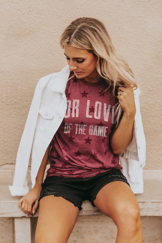 THE "FOR THE LOVE OF THE GAME" STARBOARD CREW LIGHTWEIGHT TEE - Shop The Soho