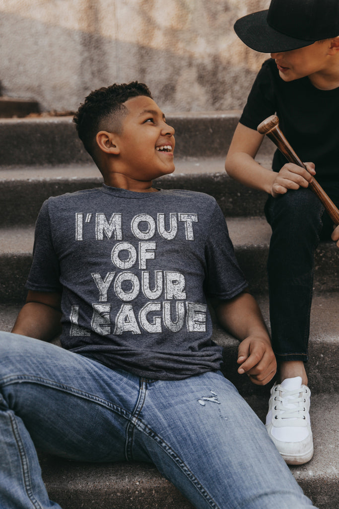 THE "OUT OF YOUR LEAGUE" CLASSIC GRAPHIC SHORT SLEEVE TEE - Shop The Soho