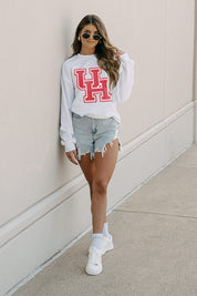 HOUSTON COUGARS It's Gameday Crew Fleece By Madi Prewett Troutt-HOUSTON COUGARS