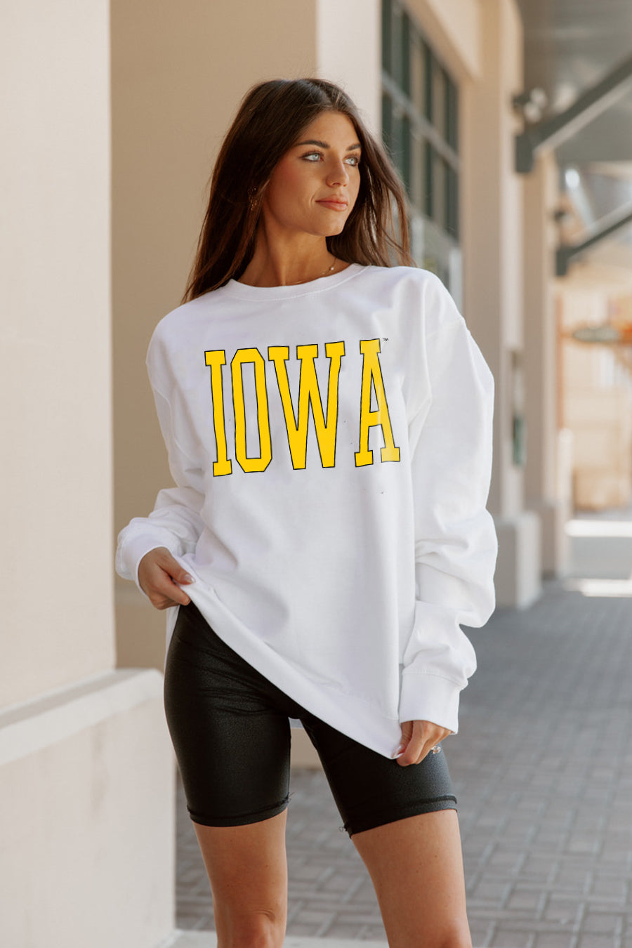 IOWA HAWKEYES Play By Play Crew Fleece By Madi Prewett Troutt