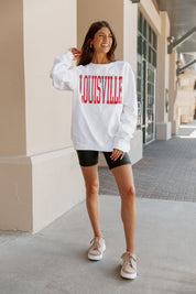 LOUISVILLE CARDINALS Play By Play Crew Fleece By Madi Prewett Troutt