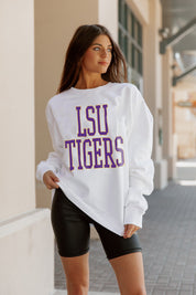 LSU TIGERS Play By Play Crew Fleece By Madi Prewett Troutt