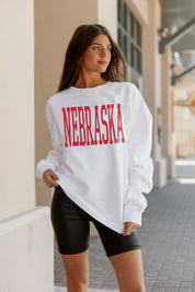 NEBRASKA CORNHUSKERS Play By Play Crew Fleece By Madi Prewett Troutt