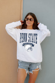 PENN STATE NITTANY LIONS Slow Motion Crew Fleece Pullover By Madi Prewett Troutt