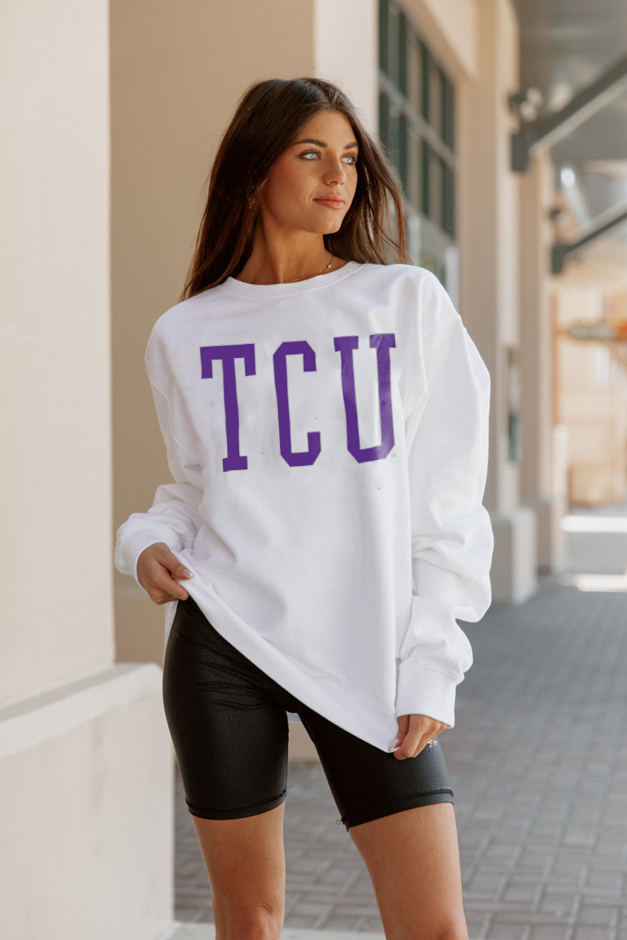TCU HORNED FROGS Play By Play Crew Fleece By Madi Prewett Troutt