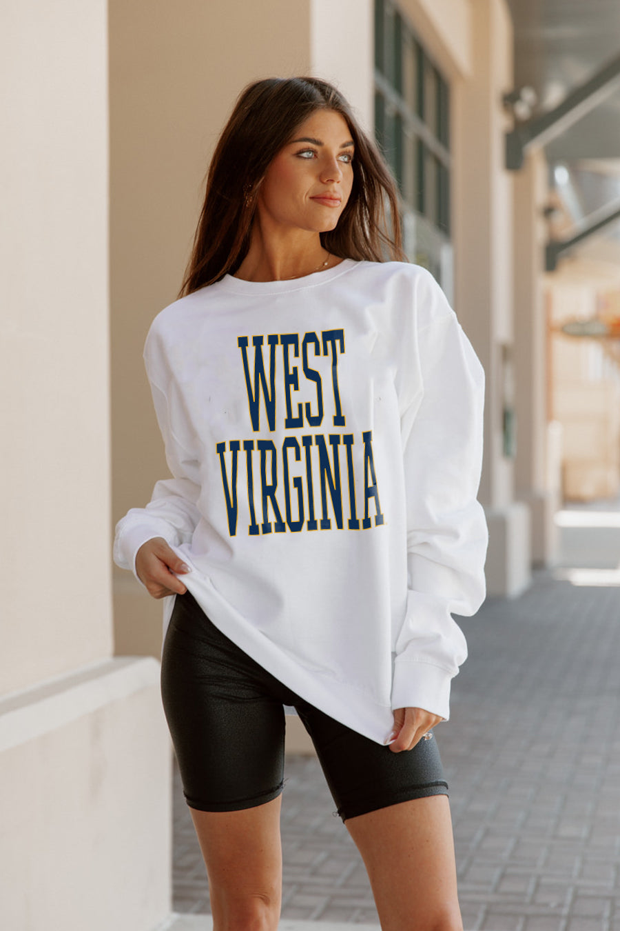 WEST VIRGINIA MOUNTAINEERS Play By Play Crew Fleece By Madi Prewett Troutt