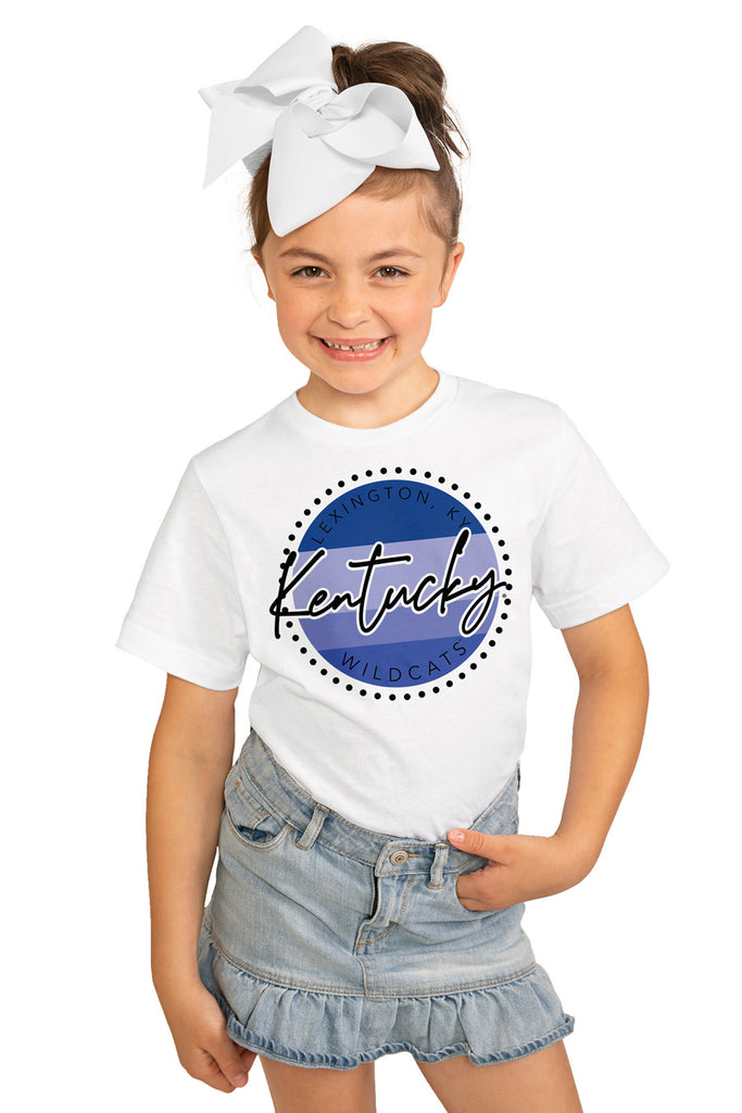 Kentucky Wildcats "Faded And Free" Youth Short-Sleeved Tee - Gameday Couture