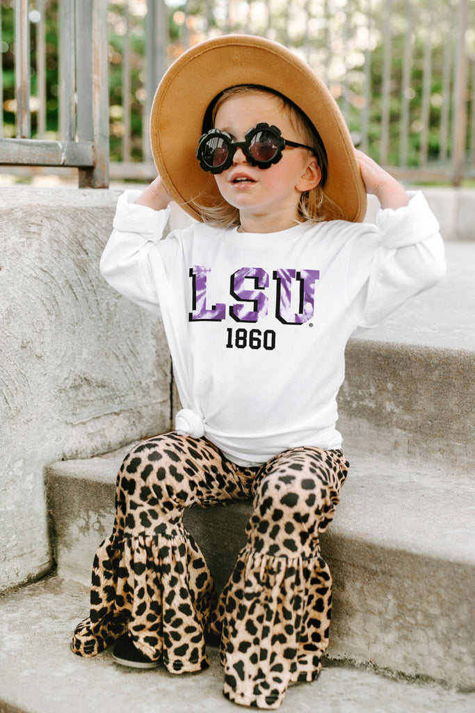 Lsu Tigers "No Time To Tie Dye" Crewneck Long-Sleeved Tee - Shop The Soho